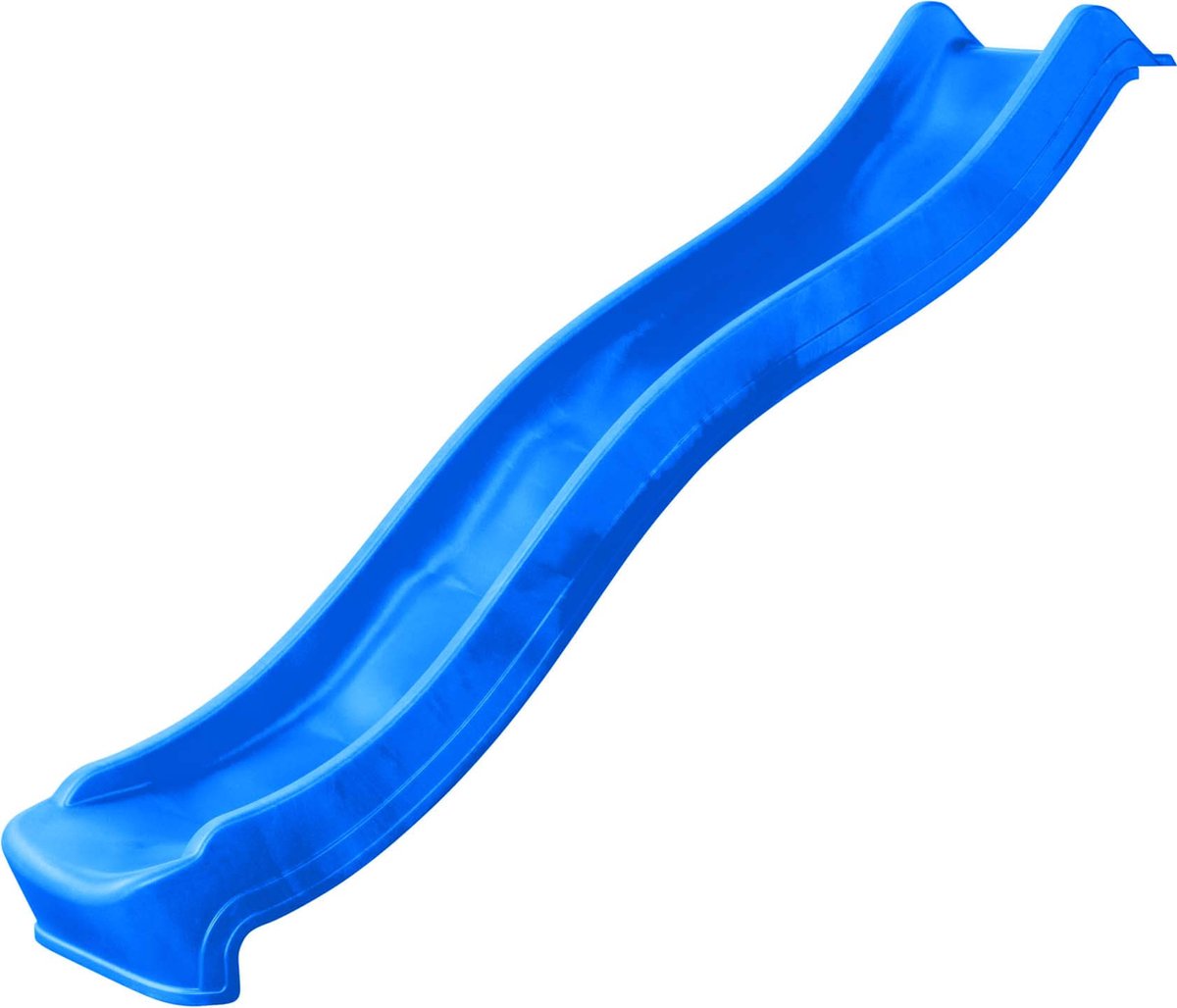 Losse Glijbaan Blauw 2,2 meter (voor platformhoogte 120 cm) | Aanbouwglijbaan voor o.a. speeltoestel, speelhuisje | Plastic / Kunststof / HDPE